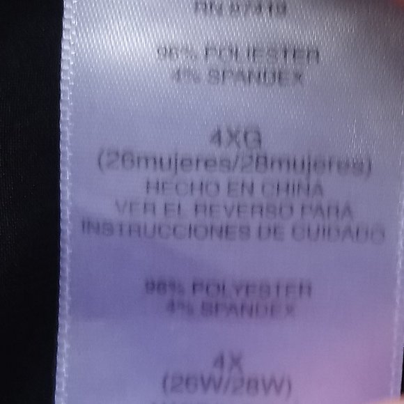 JMS Sz 4X Black Boat Neck Top Blouse CHIC! - Picture 6 of 6